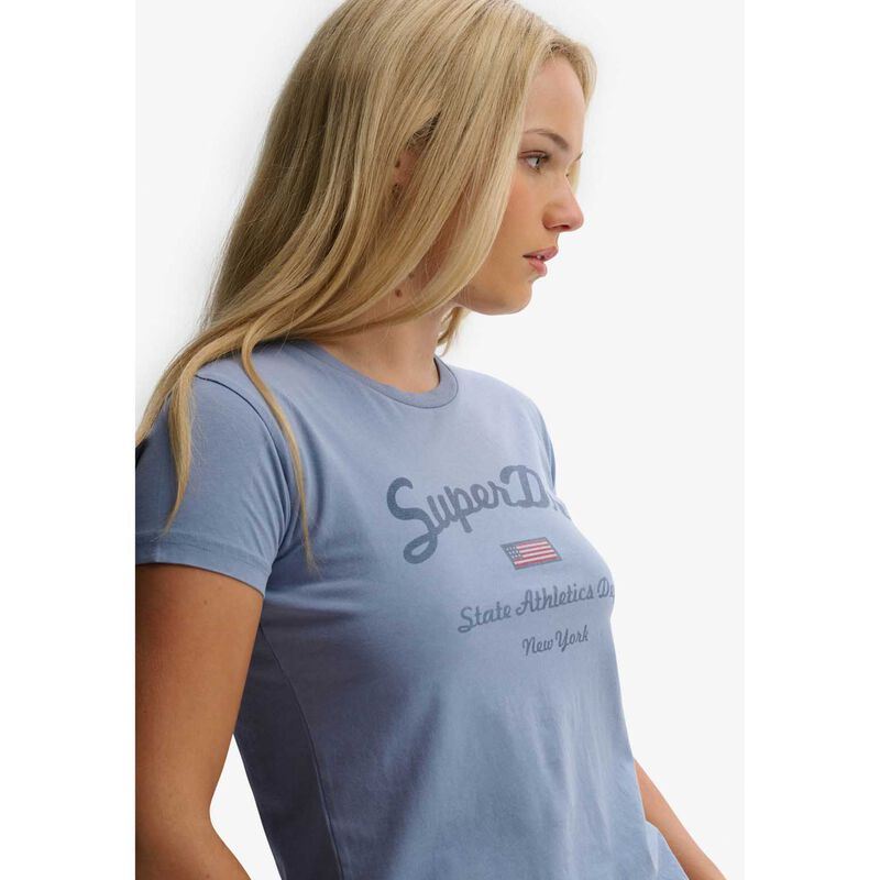 Superdry Ath Ess Fitted Graphic Tee image number 2
